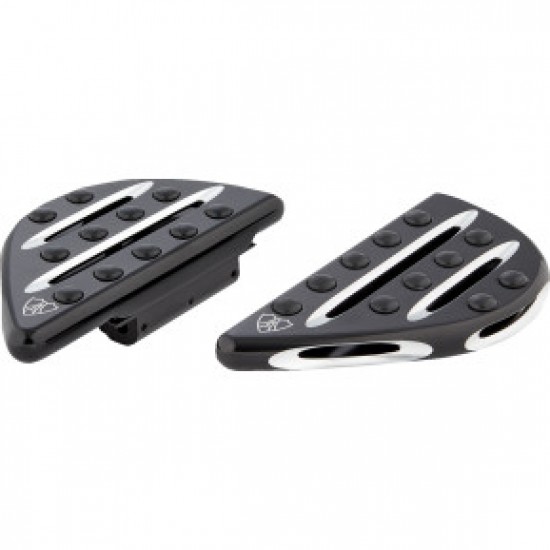 ARLEN NESS PASSENGER FLOORBOARDS - DEEP CUT - BLACK # 06-867 ARLEN NESS PASSENGER FLOORBOARDS - DEEP CUT - BLACK # 06-867