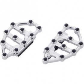 ARLEN NESS MX PASSENGER FLOORBOARDS - CHROME # 06-895