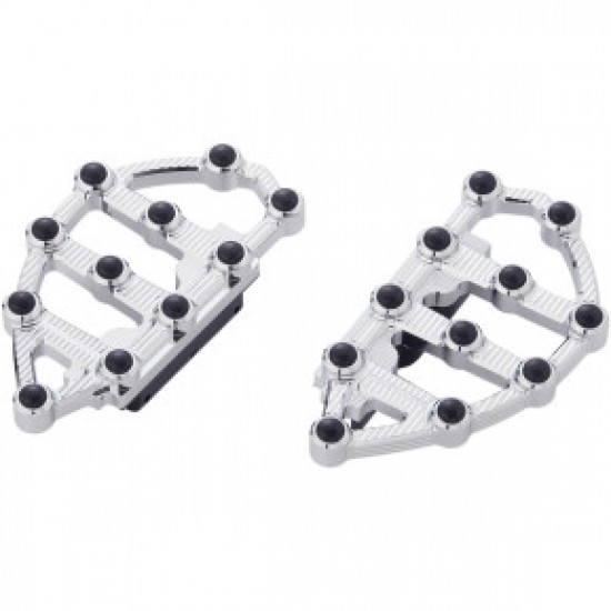 ARLEN NESS MX PASSENGER FLOORBOARDS - CHROME # 06-895