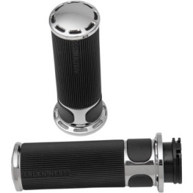 ARLEN NESS GRIPS - SLOT TRACK - CABLE - CHROME # 07-300