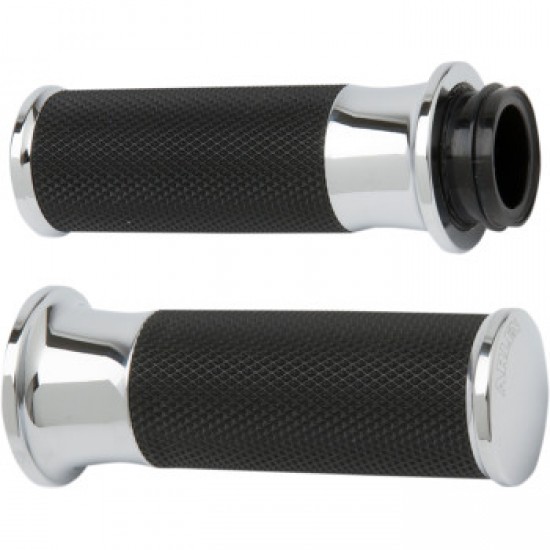 ARLEN NESS GRIPS - SMOOTHIE - TBW - CHROME # 07-322 ARLEN NESS GRIPS - SMOOTHIE - TBW - CHROME # 07-322