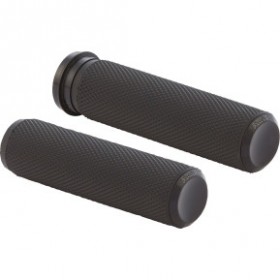 ARLEN NESS GRIPS - KNURLED - CABLE - BLACK # 07-325