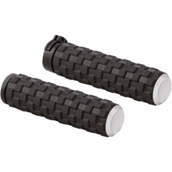 ARLEN NESS GRIPS - AIR TRAX - TBW - CHROME # 07-353 ARLEN NESS GRIPS - AIR TRAX - TBW - CHROME # 07-353