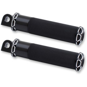 ARLEN NESS FOOTPEGS - BEVELED - BLACK # 07-929