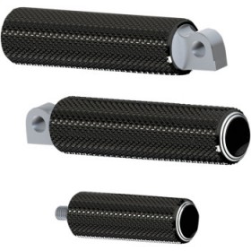 ARLEN NESS FOOTPEGS - DUAL RING - BLACK # 07-934