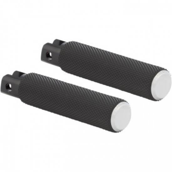 ARLEN NESS KNURLED FOOTPEGS - CHROME - FX/FL '18-'24 # 07-940 ARLEN NESS KNURLED FOOTPEGS - CHROME - FX/FL '18-'24 # 07-940