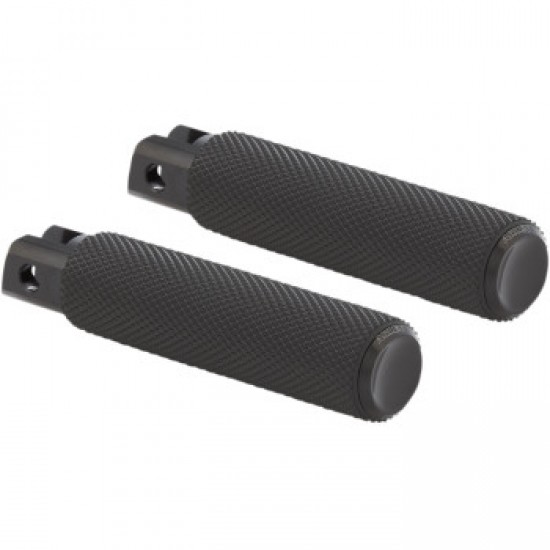 ARLEN NESS PASSENGER KNURLED FOOTPEGS - BLACK - FX/FL '18-'23 # 07-942 ARLEN NESS PASSENGER KNURLED FOOTPEGS - BLACK - FX/FL '18-'23 # 07-942