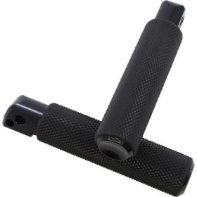 ARLEN NESS PASSENGER KNURLED FOOTPEGS - BLACK - FL/FX '18-'23 # 07-943