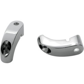 ARLEN NESS TURN SIGNAL MOUNTS - 39 MM FRONT FORKS - CHROME # 12-737