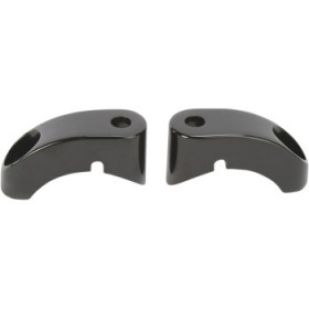ARLEN NESS TURN SIGNAL MOUNTS - 39 MM FRONT FORKS - BLACK # 12-738