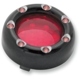 ARLEN NESS LED LIGHT KIT FOR FACTORY TURN SIGNAL HOUSING - RED/RED - BLACK # 12-755