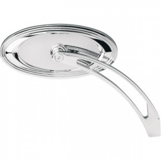 ARLEN NESS MIRROR - SIDE VIEW - STEPPED - OVAL - CHROME # 13-044 ARLEN NESS MIRROR - SIDE VIEW - STEPPED - OVAL - CHROME # 13-044