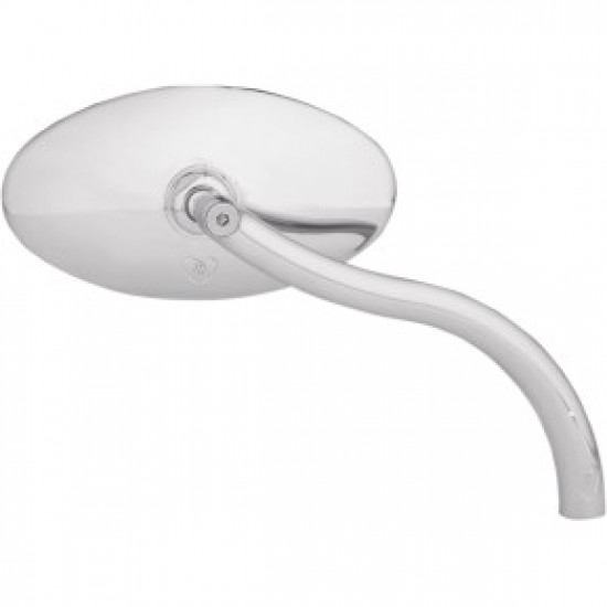 ARLEN NESS MIRROR - SOFTBEND - SIDE VIEW - SMOOTH - CAT EYE - CHROME - LEFT/RIGHT # 13-046 ARLEN NESS MIRROR - SOFTBEND - SIDE VIEW - SMOOTH - CAT EYE - CHROME - LEFT/RIGHT # 13-046