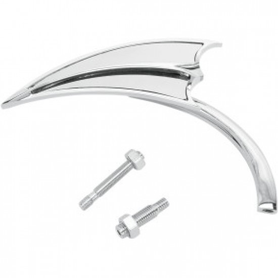 ARLEN NESS MIRROR - MICRO - SCOOP - SIDE VIEW - TRIANGLE - CHROME - RIGHT # 13-061 ARLEN NESS MIRROR - MICRO - SCOOP - SIDE VIEW - TRIANGLE - CHROME - RIGHT # 13-061