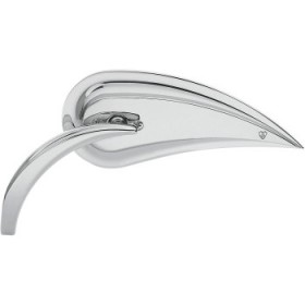 ARLEN NESS MIRROR - RAD III - SIDE VIEW - TEARDROP - CHROME - LEFT # 13-090