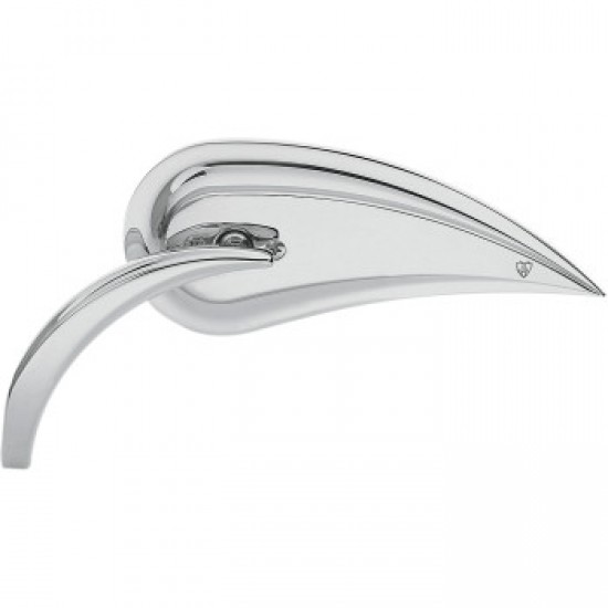 ARLEN NESS MIRROR - RAD III - SIDE VIEW - TEARDROP - CHROME - LEFT # 13-090 ARLEN NESS MIRROR - RAD III - SIDE VIEW - TEARDROP - CHROME - LEFT # 13-090