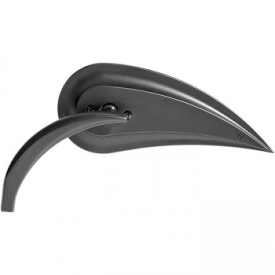 ARLEN NESS MIRROR - RAD III - SIDE VIEW - TEARDROP - BLACK - LEFT # 13-092 ARLEN NESS MIRROR - RAD III - SIDE VIEW - TEARDROP - BLACK - LEFT # 13-092