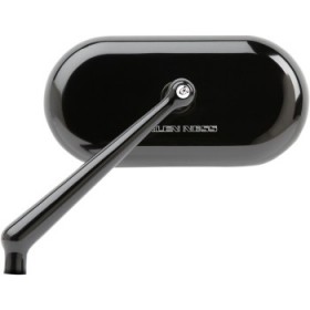ARLEN NESS MIRROR - SIDE VIEW - OVAL - BLACK - LEFT # 13-170