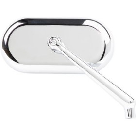 ARLEN NESS MIRROR - SIDE VIEW - OVAL - CHROME - RIGHT # 13-173