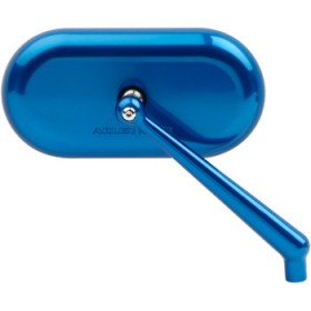 ARLEN NESS MIRROR - SIDE VIEW - OVAL - BLUE - RIGHT # 13-177