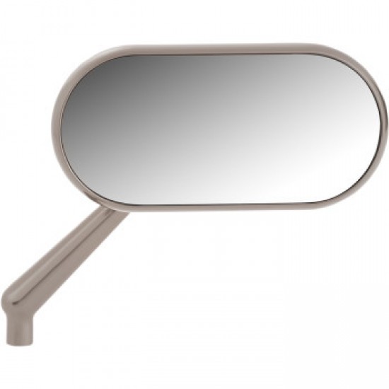 ARLEN NESS MIRROR - SIDE VIEW - OVAL - TITANIUM - RIGHT # 13-188 ARLEN NESS MIRROR - SIDE VIEW - OVAL - TITANIUM - RIGHT # 13-188