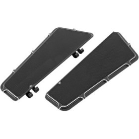 ARLEN NESS DRIVER FLOORBOARDS - BLACK - BEVELED # 15-410