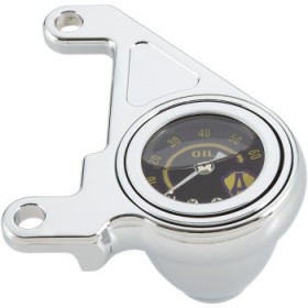 ARLEN NESS OIL PRESSURE GAUGE KIT RADIUS CHROME # 15-658 