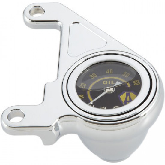 ARLEN NESS OIL PRESSURE GAUGE KIT RADIUS CHROME # 15-658 