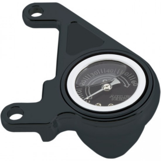 ARLEN NESS OIL PRESSURE GAUGE KIT RADIUS BLACK # 15-675 ARLEN NESS OIL PRESSURE GAUGE KIT RADIUS BLACK # 15-675