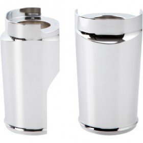 ARLEN NESS FFAT TIRE FORK BOOT COVER - CHROME - SMOOTH # 20-041