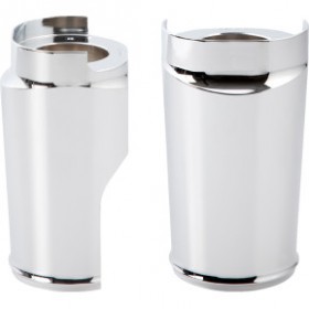 ARLEN NESS FAT TIRE FORK BOOT COVER - CHROME - SMOOTH # 20-043