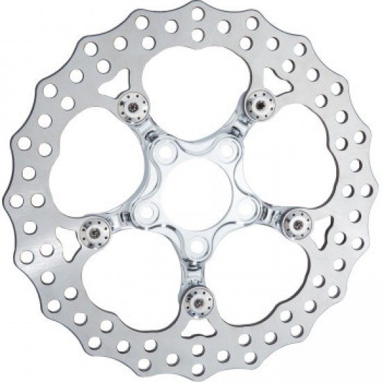 ARLEN NESS SPIDER ROTOR - 11.8" - CHROME - REAR # 300-076 ARLEN NESS SPIDER ROTOR - 11.8" - CHROME - REAR # 300-076