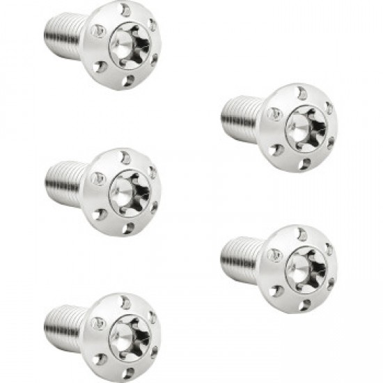 ARLEN NESS BOLT KIT - HOLESHOT/BRAKE ROTOR/FRONT - HUB MOUNT - POLISHED 5/16-18 X 7/8 - 5 PACK # 300-912