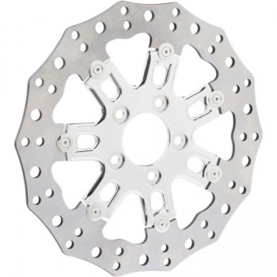 ARLEN NESS FRONT ROTOR - 7 VALVE - 11.8 - CHROME # 33-10302-202 ARLEN NESS FRONT ROTOR - 7 VALVE - 11.8 - CHROME # 33-10302-202