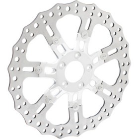 ARLEN NESS FRONT ROTOR - 7 VALVE - 14" - CHROME # 33-10302-203