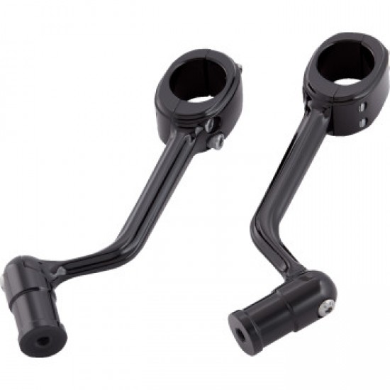 ARLEN NESS FORGED HIGHWAY PEG MOUNTS BLACK # 400-043