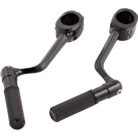 ARLEN NESS FORGED HIGHWAY PEG MOUNTS W/ PEGS - BLACK # 400-045