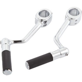 ARLEN NESS FORGED HIGHWAY PEG MOUNTS W/ PEGS - CHROME # 400-046
