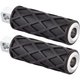 ARLEN NESS DIAMOND FOOTPEGS - MALE MOUNT - CHROME # 400-048