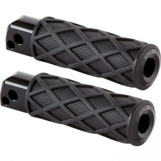 ARLEN NESS DIAMOND FOOTPEGS - PASSENGER - BLACK # 400-053 ARLEN NESS DIAMOND FOOTPEGS - PASSENGER - BLACK # 400-053