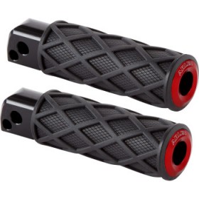 ARLEN NESS DIAMOND FOOT PEGS - PASSENGER - RED # 400-060