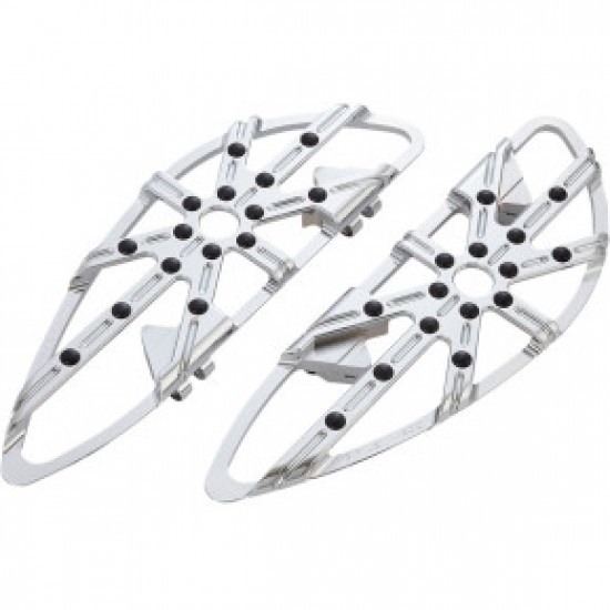 ARLEN NESS DRIVER FLOORBOARDS - 10 GAUGE - CHROME # 410-006 ARLEN NESS DRIVER FLOORBOARDS - 10 GAUGE - CHROME # 410-006