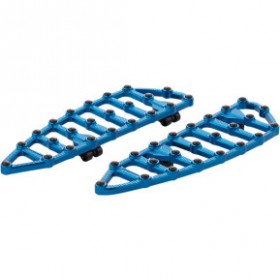 ARLEN NESS MX DRIVER FLOORBOARDS - BLUE # 410-009