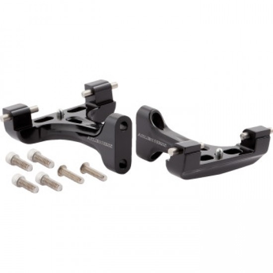 ARLEN NESS FORGED PASSENGER FLOORBOARD MOUNTS ALL BLACK # 410-032 ARLEN NESS FORGED PASSENGER FLOORBOARD MOUNTS ALL BLACK # 410-032