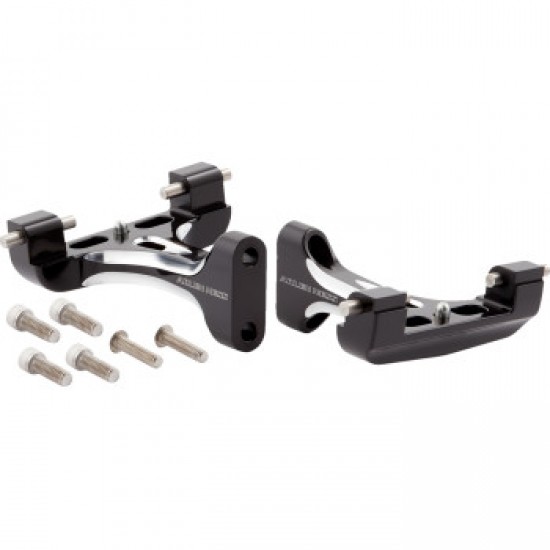 ARLEN NESS FORGED PASSENGER FLOORBOARD MOUNTS BLACK # 410-033 ARLEN NESS FORGED PASSENGER FLOORBOARD MOUNTS BLACK # 410-033