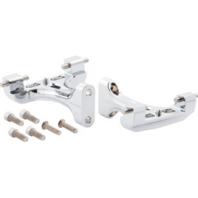 ARLEN NESS FORGED PASSENGER FLOORBOARD MOUNTS CHROME # 410-034