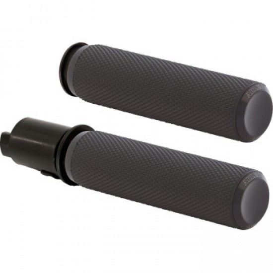 ARLEN NESS GRIPS - KNURLED - TBW - BLACK # 500-050 ARLEN NESS GRIPS - KNURLED - TBW - BLACK # 500-050