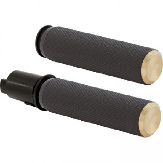 ARLEN NESS GRIPS - KNURLED - TBW - BRASS # 500-052 ARLEN NESS GRIPS - KNURLED - TBW - BRASS # 500-052