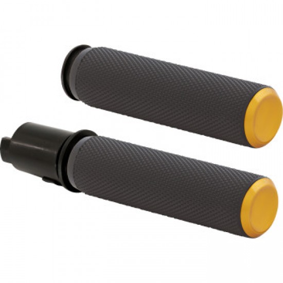 ARLEN NESS GRIPS - KNURLED - TBW - GOLD # 500-054 ARLEN NESS GRIPS - KNURLED - TBW - GOLD # 500-054
