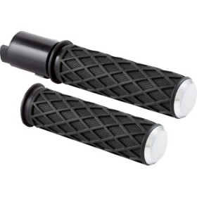 ARLEN NESS GRIPS - DIAMOND - TBW - CHROME # 500-059